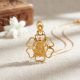 Lakshmi Flower Casting Gold Dollar