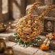 Antique Lakshmi Nagas Gold Dollar