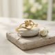 Ladies Radiant Floral Casting Gold Ring