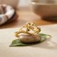 Tangled Bloom Casting Womens Gold Ring