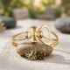 Ladies Petal Casting Gold Ring
