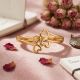 Modern Hearts Gold Ring