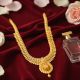 Wedding Floral Pendant Gold Malai