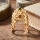 Intricate Filigree Ladies Gold Ring