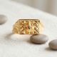 Lord Venkateshwar Casting Gold Ring
