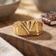 Bold Arty Casting Gold Ring