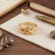 Medallion Signet Casting Gold Ring