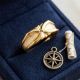 Modern Star Casting Gold Ring