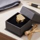 Modern Pave Gents Gold Ring