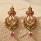 Antique Lakshmi Stone Gold Drops
