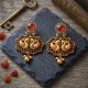 Antique Mayil Stone Gold Drops