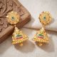 Traditional Antique Lakshmi Gold Jhumka