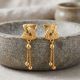 Geometric Gold Chain Drops 