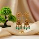 Antique Temple Gold Lakshmi Earrings