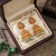 Antique Peacock Studded Jimikki Gold Earrings