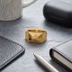 Modern Sunburst Casting Gold Ring