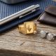Rhombus Casting Gold Gents Ring