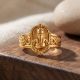 Sovereign Vinayagar Arch Casting Gold Ring