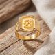 Divine Murugan Vel Tamil Om Gold Ring