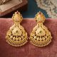 Heritage Gold Chandbali Drops 