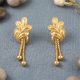 Leaf Cluster Gold Chain Casting Drops