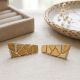 Stellar Shard Asymmetric Gold Earrings