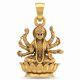 Goddess durga Locket with Antique Finish