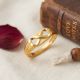 Heart Infinity Casting Gold Ring