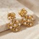 Heritage Gold Elephant With Crystal Drops