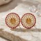 Chakra Ganesha Temple Gold Studs