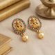 Heritage Goddess Lakshmi Pearl Gold Drops