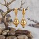 Trendy Lantern Casting Gold Drops