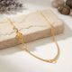 Classical Floweret Mugappu Gold Chain
