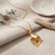 Elegance Stylized Scroll Gold Dollar