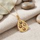 Luxury Teardrop Gold Dollar