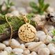 Fancy Blossom Heart Gold Dollar