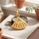 Trendy Fan Motif Gold Dollar