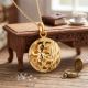 Artistic Floral Gold Dollar