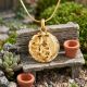 Ornate Disc Pattern Gold Dollar