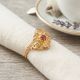 Heritage Textured Shield Gold Ring