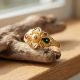 Heritage Flower Shield Gold Ring