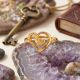 Women's Dual Heart Gold Casting Ring