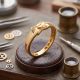 Gents Screw Signet Gold Casting Ring
