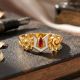 Divine Sudharasan Casting Gold Ring