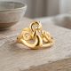 Mystic Swan Casting Gold Ring