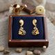 Floral Paisley Gold Casting Drops