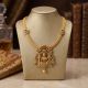 Royal Mayura Lakshmi Temple Gold Rope Necklace
