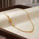 Divine Lakshmi Teardrop Mugappu Gold Chain