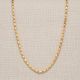 Sleek Geometric Link Gold Chain