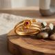 Imperial Stone Blossom Gold Ring